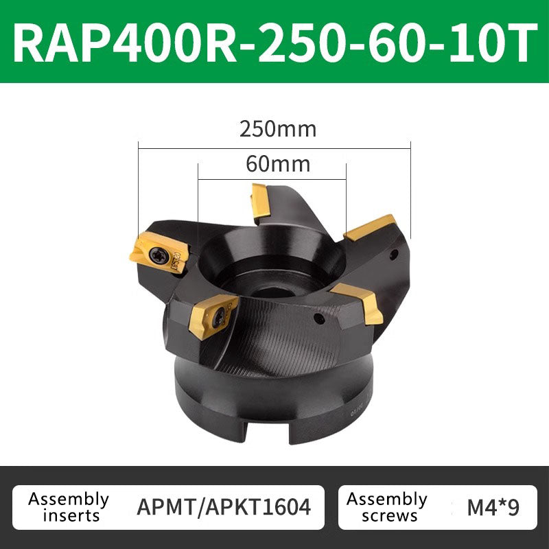 4056 China precision tools RAP 300R/400R 75 Degree Positive Face Mill for CNC (for APMT1135/APMT1604 milling insert) Shandong Denso Pricision Tools Co.,Ltd.